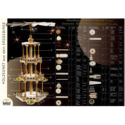 3-Tier Pyramid - Self Construction Set - 50 cm / 20 inch