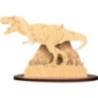 Bastelset T-Rex mit Vulkan - 12 cm