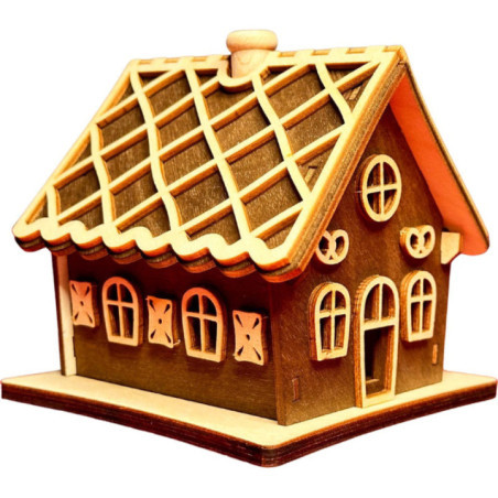 Handicraft Set - Smoking Hut - Gingerbread House - 10,5 cm / 4.1 inch
