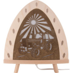 Light Triangle "Tractor" - 30x32 cm / 11.8x12.6 inch