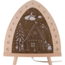 Light Triangle "Hansel and Gretel" - 30x32 cm / 11.8x12.6 inch