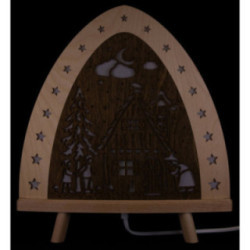 Light Triangle "Hansel and Gretel" - 30x32 cm / 11.8x12.6 inch