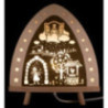 Light Triangle "Mrs. Holle" - 30x32 cm / 11.8x12.6 inch