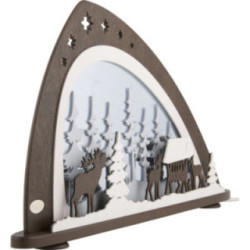 Schwibbogen "Waldtiere" - 66x33,8 cm