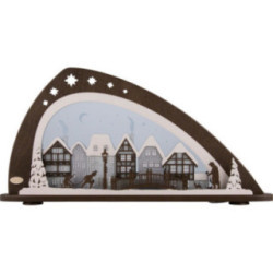 Candle Arch -"Winter in the Old Town" - 66x33,8 cm / 26x13.3 inch