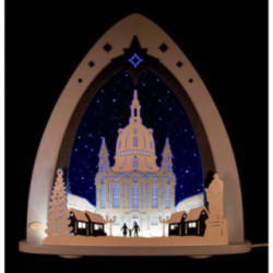 Light Triangle - "Church of Our Lady" - 52x53,5x9 cm / 20x21x3.5 inch