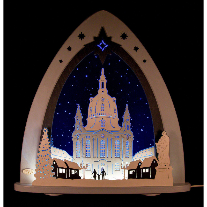 Light Triangle - "Church of Our Lady" - 52x53,5x9 cm / 20x21x3.5 inch