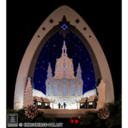 Light Triangle - "Church of Our Lady" - 52x53,5x9 cm / 20x21x3.5 inch
