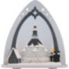 Lichterspitze "Seiffener Kirche" - 52x53,5x9 cm