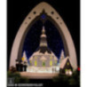 Light Triangle - "Church of Seiffen" - 52x53,5x9 cm / 20x21x3.5 inch