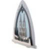 Light Triangle - "Cologne Cathedral" - 52x53,5x9 cm / 20x21x3.5 inch