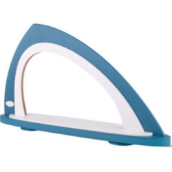 Light Arch without Figurines - Asymmetrical Blue/White - 52x29,7 cm / 20.5x11.7 inch