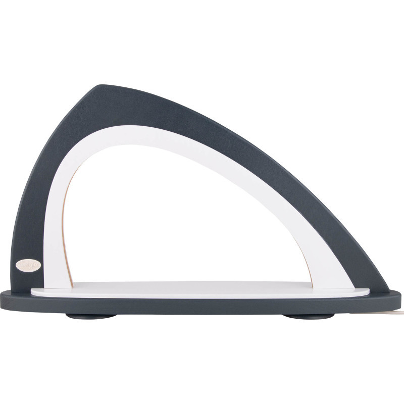 Light Arch without Figurines - Asymmetrical Grey/White - 52x29,7 cm / 20.5x11.7 inch