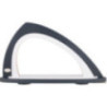 Light Arch without Figurines - Asymmetrical Grey/White - 52x29,7 cm / 20.5x11.7 inch