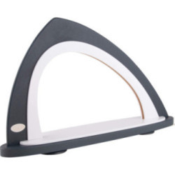 Light Arch without Figurines - Asymmetrical Grey/White - 52x29,7 cm / 20.5x11.7 inch