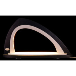 Light Arch without Figurines - Asymmetrical Grey/White - 52x29,7 cm / 20.5x11.7 inch