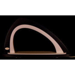 Light Arch without Figurines - Asymmetrical Grey/White - 52x29,7 cm / 20.5x11.7 inch