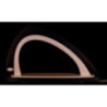 Light Arch without Figurines - Asymmetrical Grey/White - 52x29,7 cm / 20.5x11.7 inch