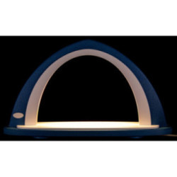 Light Arch without Figurines - Blue/White - 52x29,7 cm / 20.5x11.7 inch