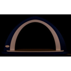 Leerbogen blau/weiß - 52x29,7 cm