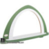 Light Arch without Figurines - Green/White - 52x29,7 cm / 20.5x11.7 inch