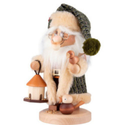 Räuchermännchen Wichtel Weihnachtsmann Vogelfütterung - 29,5 cm