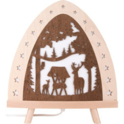 Light Triangle "Deer" - 30x32 cm / 11.8x12.6 inch