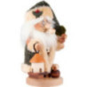 Smoker - Gnome Santa Claus Bird Feeding - 29,5 cm / 11.6 inch