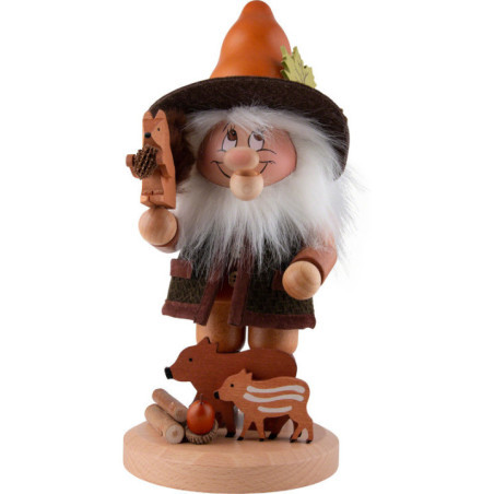 Räuchermännchen Wichtel Wildtierfreund - 33,5 cm