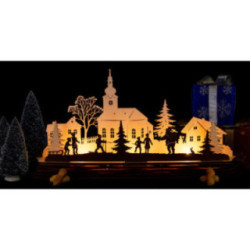 Handicraft Set - Tea Light Holder - Magic of Christmas - 57x25,5 cm / 22.4x10 inch