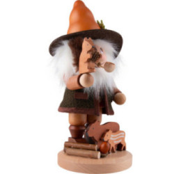 Räuchermännchen Wichtel Wildtierfreund - 33,5 cm