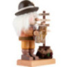 Räuchermännchen Wichtel Weltenbummler - 29,5 cm
