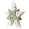 Window Picture Star "Oh Christmas Tree" White/Green - 30,5x29x6 cm / 12x11.4x2.4 inch