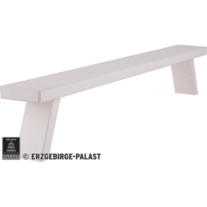 Schwibbogenbank weiß - 60x11x7,5 cm
