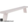 Candle Arch - Support White - 60x11x7,5 cm / 24x4.3x3 inch