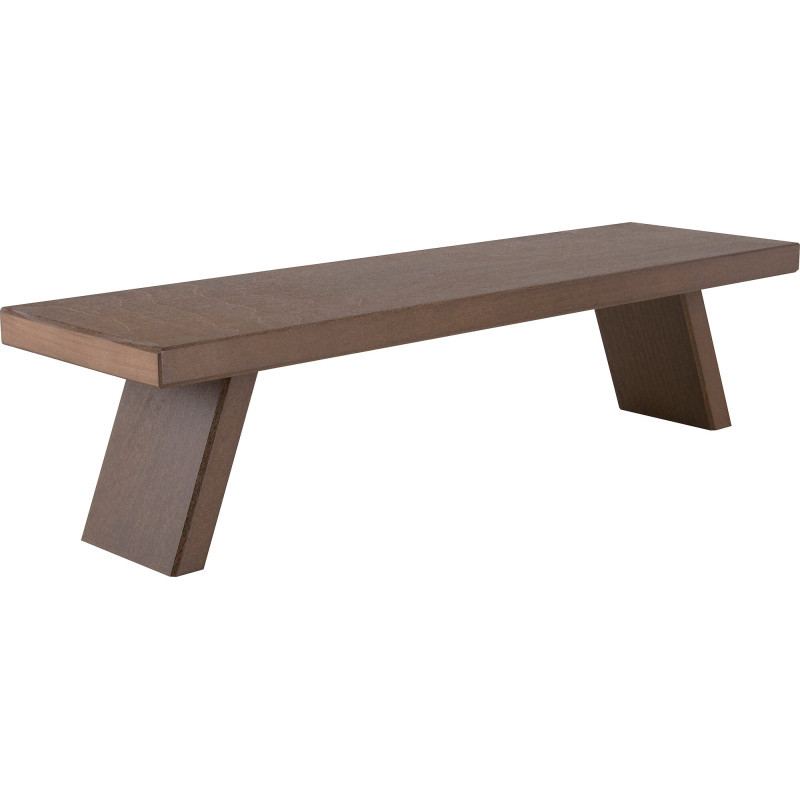 Schwibbogenbank breit braun - 45x11x13 cm