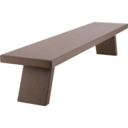 Schwibbogenbank breit braun - 60x11x13 cm