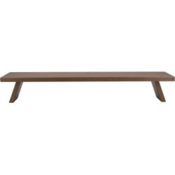 Schwibbogenbank breit braun - 70x11x13 cm