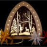 Light Triangle "Star Money" - 30x32 cm / 11.8x12.6 inch