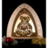 Light Triangle "Brummel" - 30x32 cm / 11.8x12.6 inch