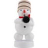 Schneemann-Musikant mit Klarinette - 8 cm