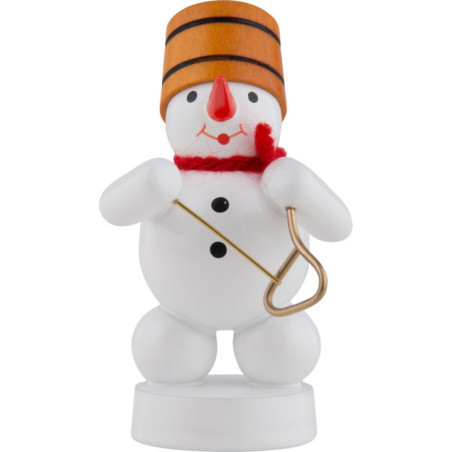Schneemann Musikant mit Triangel - 8 cm