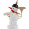 Snowman Musician with Sousaphone - 8 cm / 3 inch