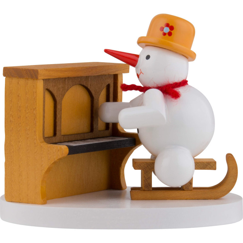 Snowman Piano Player - 8 cm / 3 inch