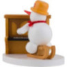 Snowman Piano Player - 8 cm / 3 inch