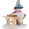 Snowman Zither Player - 8 cm / 3 inch