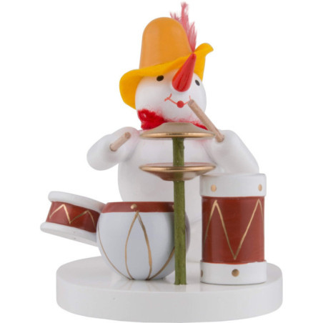 Schneemann Schlagzeuger - 8 cm