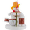 Schneemann Schlagzeuger - 8 cm