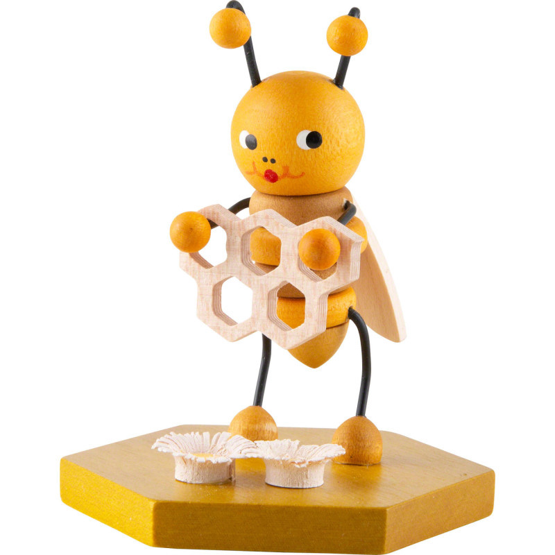 Bee with Honeycomb - 8 cm / 3.1 inch