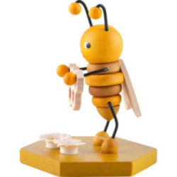 Biene mit Honigwabe - 8 cm